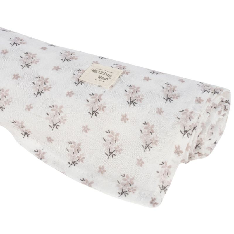 Lange Botton Fleurs (120 x 120 cm) Walking Mum Produit 1